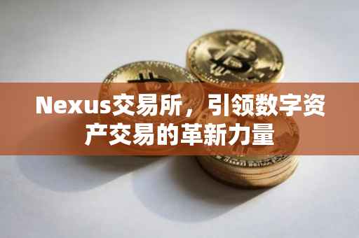 Nexus交易所，引领数字资产交易的革新力量