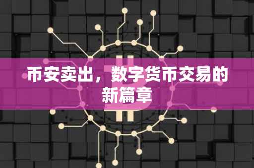币安卖出，数字货币交易的新篇章