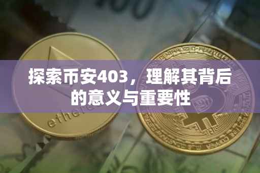 探索币安403，理解其背后的意义与重要性
