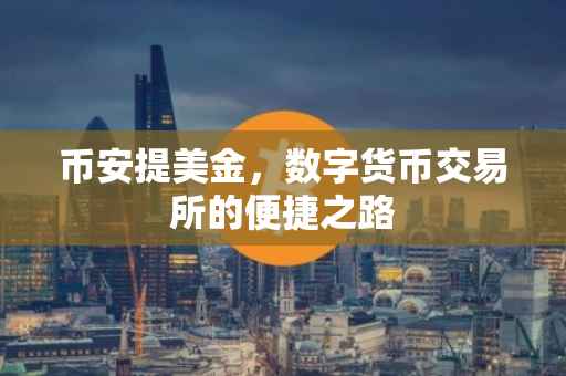 币安提美金，数字货币交易所的便捷之路