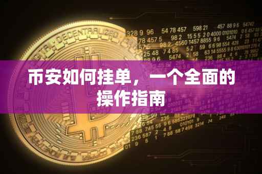 币安如何挂单，一个全面的操作指南