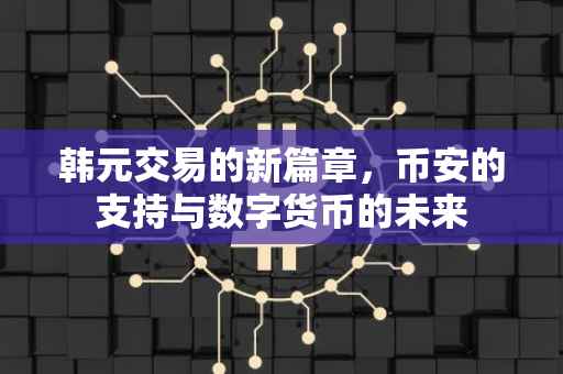 韩元交易的新篇章,币安的支持与数字货币的未来