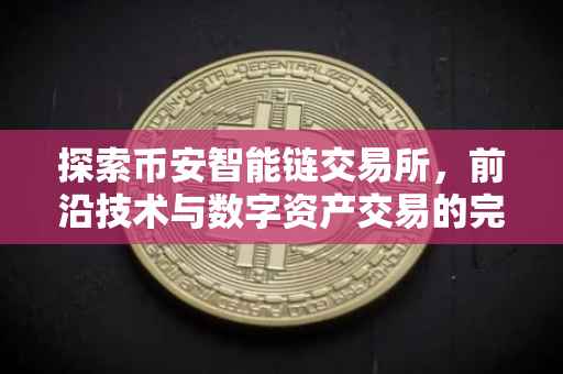 探索币安智能链交易所,前沿技术与数字资产交易的完美融合