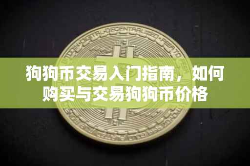 狗狗币交易入门指南，如何购买与交易狗狗币价格
