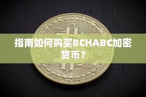 指南如何购买BCHABC加密货币？