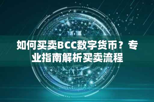 如何买卖BCC数字货币?专业指南解析买卖流程