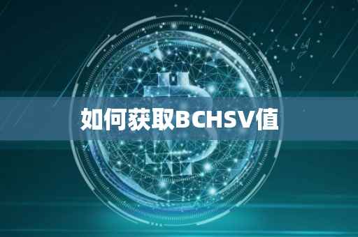 如何获取BCHSV值