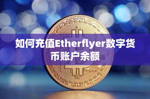 如何充值Etherflyer数字货币账户余额
