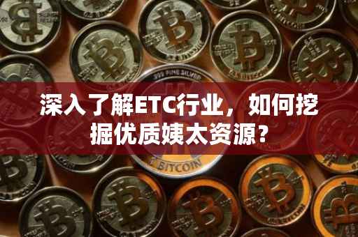 深入了解ETC行业，如何挖掘优质姨太资源？