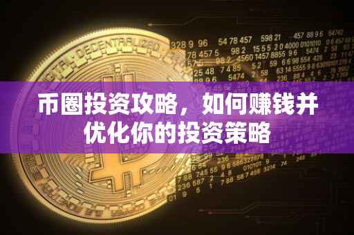 币圈投资攻略，如何赚钱并优化你的投资策略