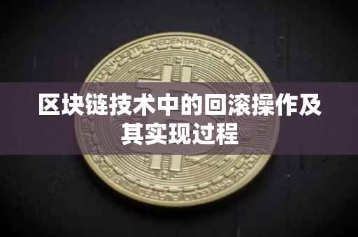 区块链技术中的回滚操作及其实现过程