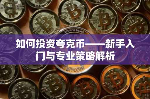 如何投资夸克币——新手入门与专业策略解析