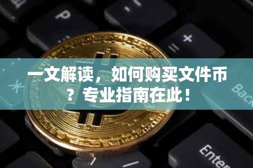 一文解读，如何购买文件币？专业指南在此！
