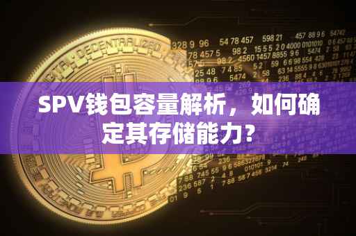 SPV钱包容量解析，如何确定其存储能力？