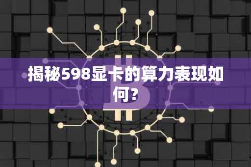 揭秘598显卡的算力表现如何？