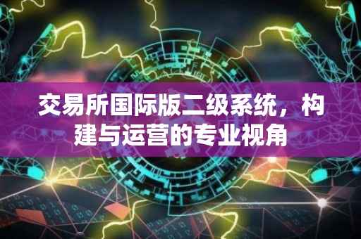 交易所国际版二级系统，构建与运营的专业视角