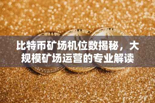 比特币矿场机位数揭秘，大规模矿场运营的专业解读