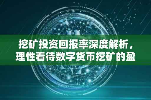 挖矿投资回报率深度解析，理性看待数字货币挖矿的盈利空间