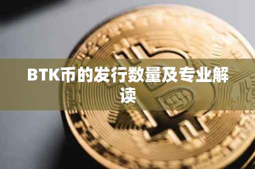 BTK币的发行数量及专业解读