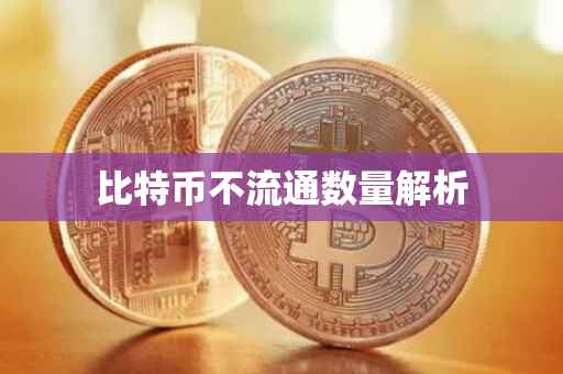 比特币不流通数量解析