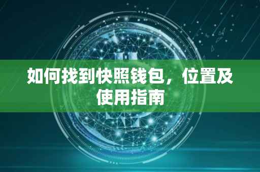 如何找到快照钱包，位置及使用指南