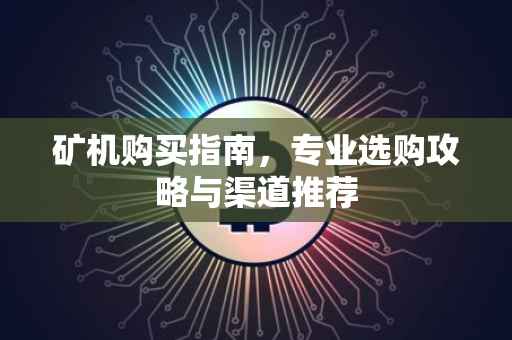 矿机购买指南,专业选购攻略与渠道推荐