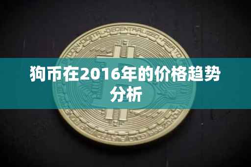 狗币在2016年的价格趋势分析