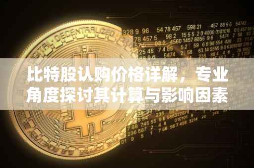 比特股认购价格详解，专业角度探讨其计算与影响因素