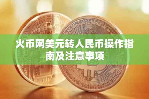 火币网美元转人民币操作指南及注意事项