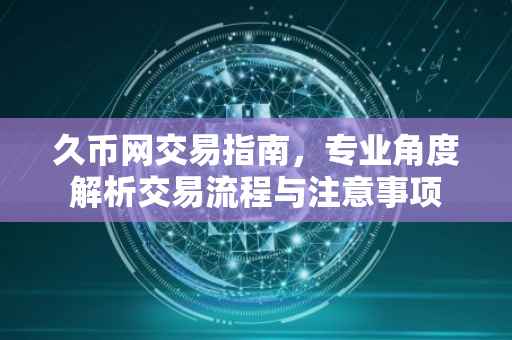久币网交易指南，专业角度解析交易流程与注意事项