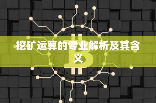 挖矿运算的专业解析及其含义
