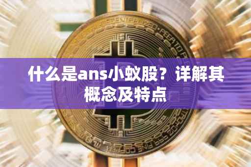 什么是ans小蚁股？详解其概念及特点