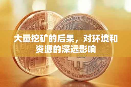大量挖矿的后果，对环境和资源的深远影响