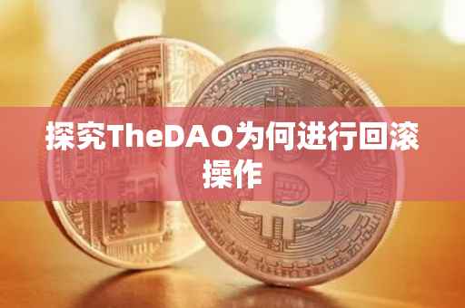 探究TheDAO为何进行回滚操作
