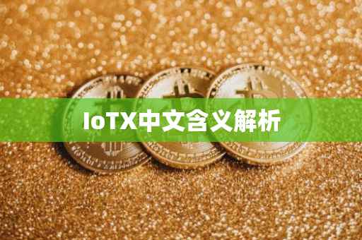 IoTX中文含义解析